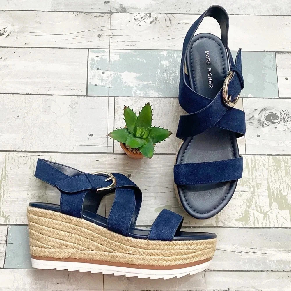 ⭐️Marc Fisher Zain Espadrille Wedge Sandal
